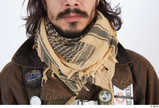 Photos Cody Miles Army Stalker detail of uniform scarf upper…